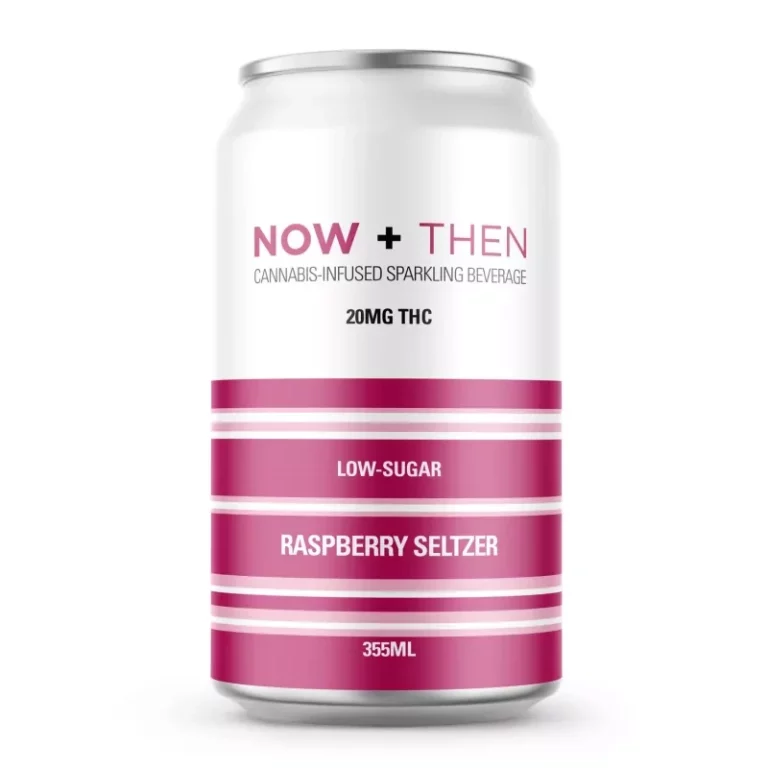 20mg Raspberry THC Seltzer (NOW + THEN)